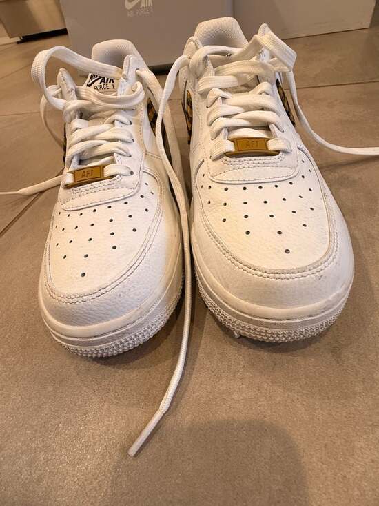 Nike Air Force 1 Low Bronzine Gingham Women's Shoes DZ2784-102 - Picture 6 of 9